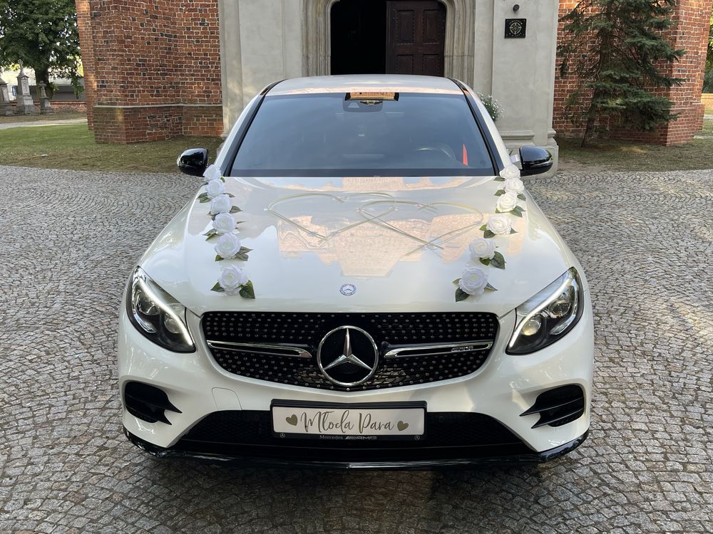 Auto do ślubu Mercedes GLC 43 AMG . Piotrków Trybunalski 50 km