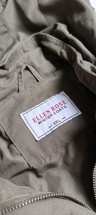 3XL 46 XXL 44 Ellen rose kurtka damska parka khaki