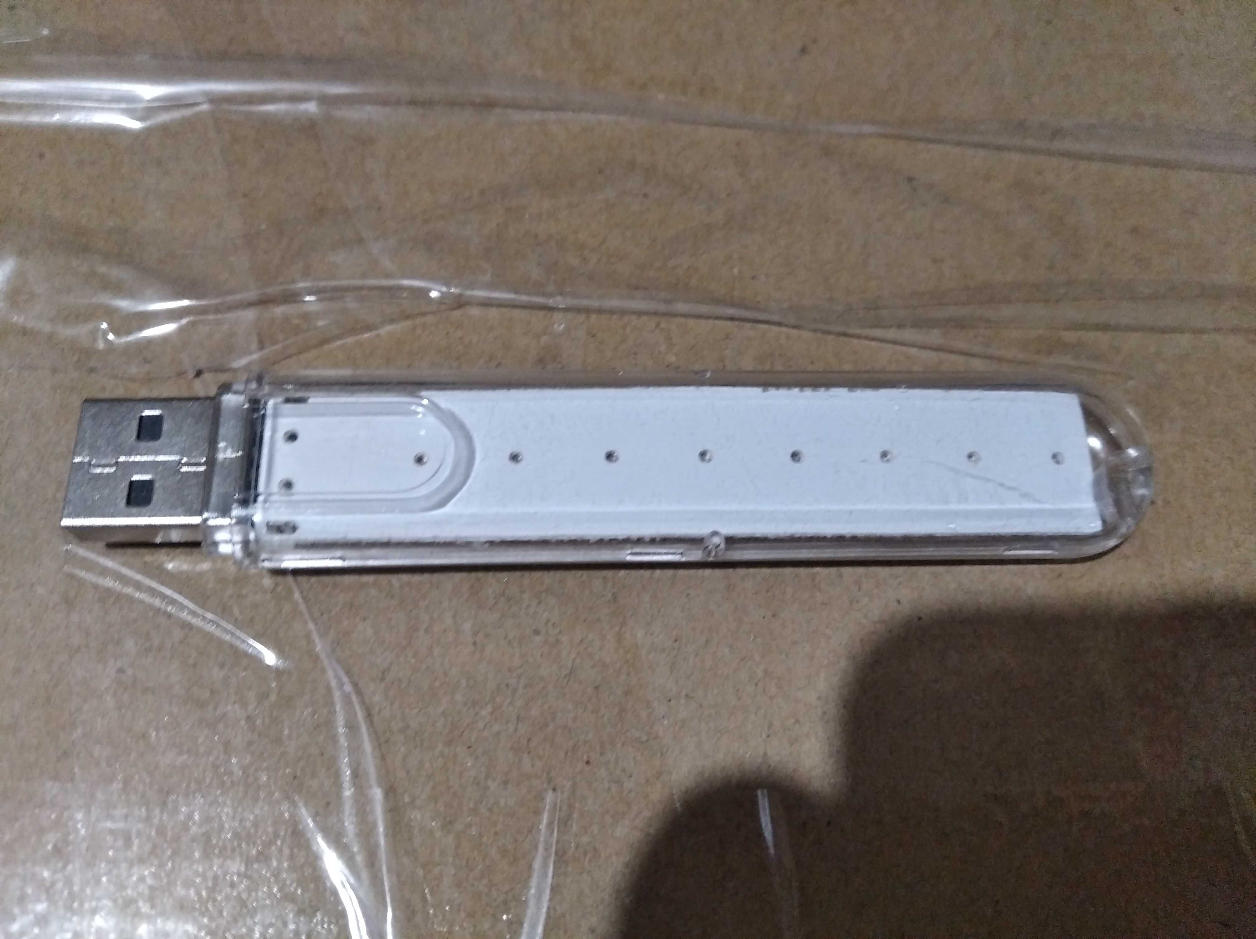 USB LED Фонарик 8 диодов