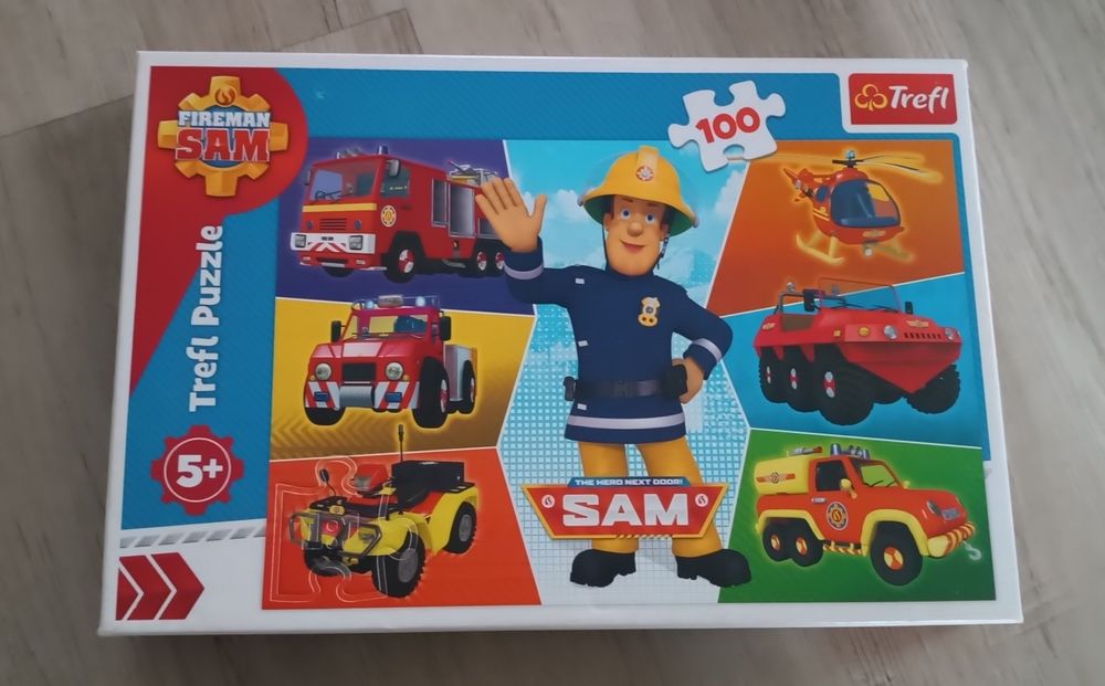 Puzzle strażak Sam 100 elementów