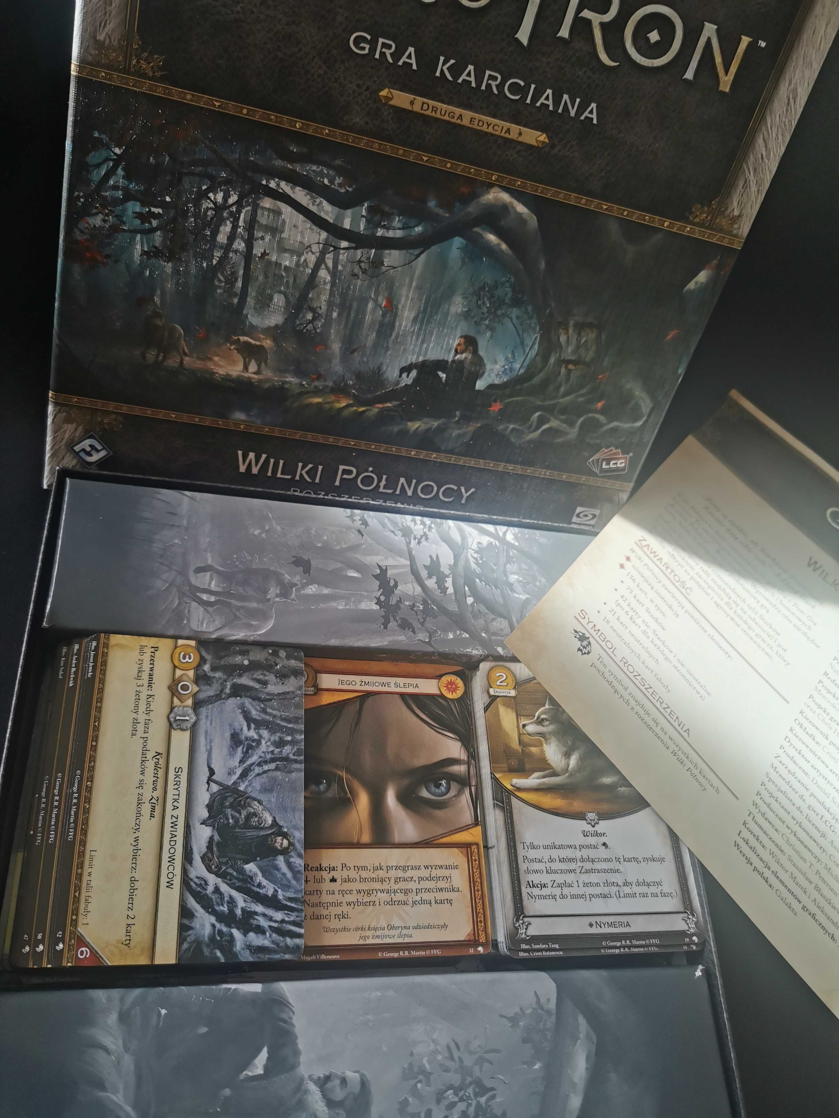 Gra o Tron LCG - Wilki Północy PL (jak nowe)