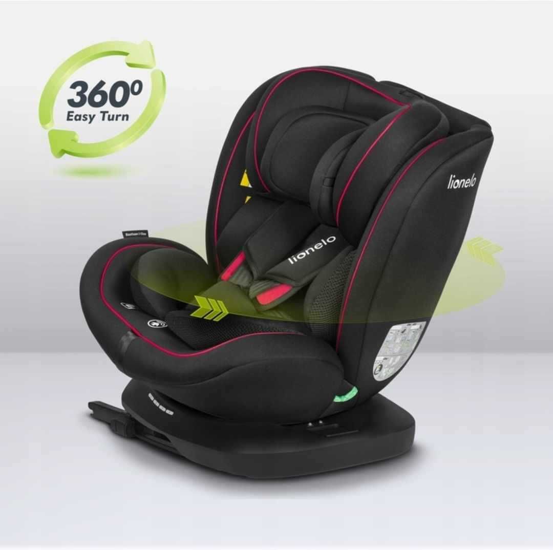 Fotelik Samochodowy OBROTOWY Lionelo Bastiaan I-SIZE ISOFIX