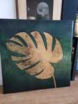 Obraz Canvas Gold Monstera Agata