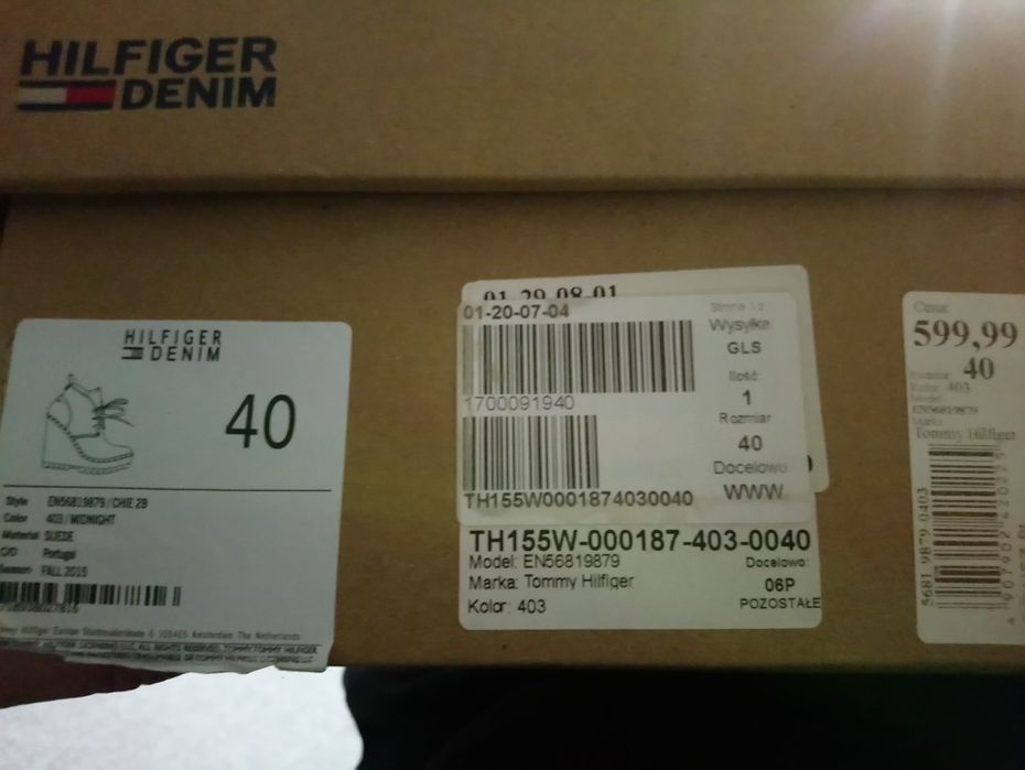 Botki Tommy Hilfiger