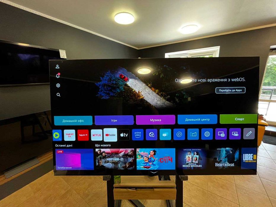 77" 2025 OLED Evo 144Гц LG Сабвуфер Смарт Український 77C5 НОВИЙ