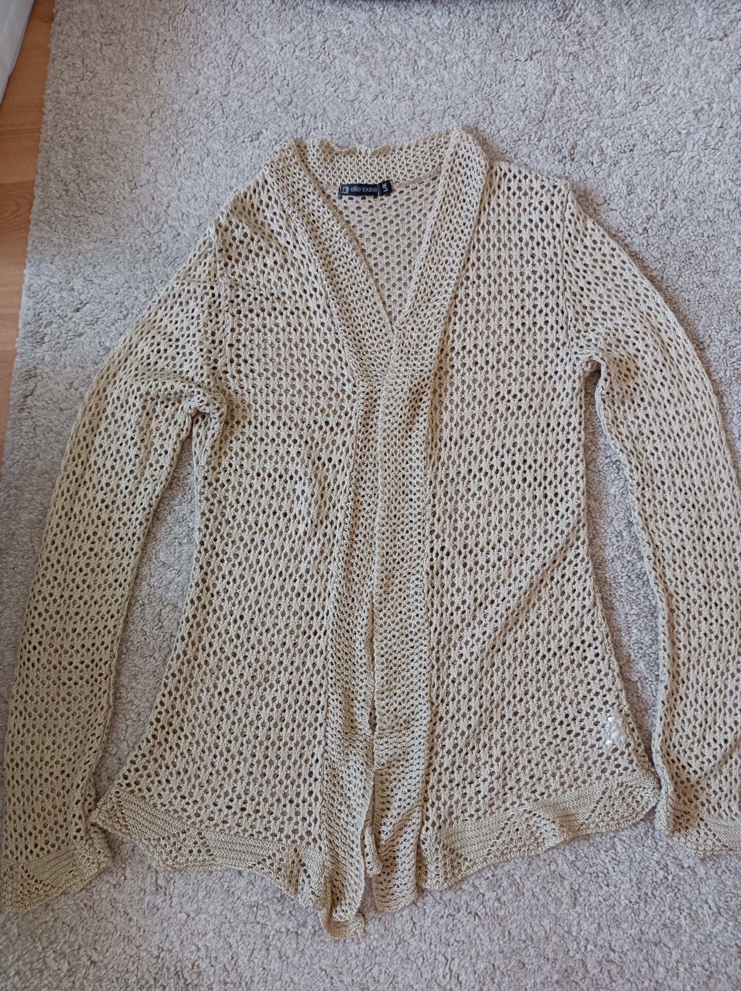 Ażurowy sweter L /XL
