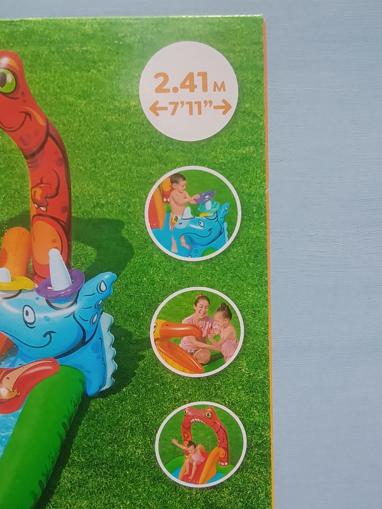 Basen Plac Zabaw Świat Dinozaurów 241x140x137cm Bestway