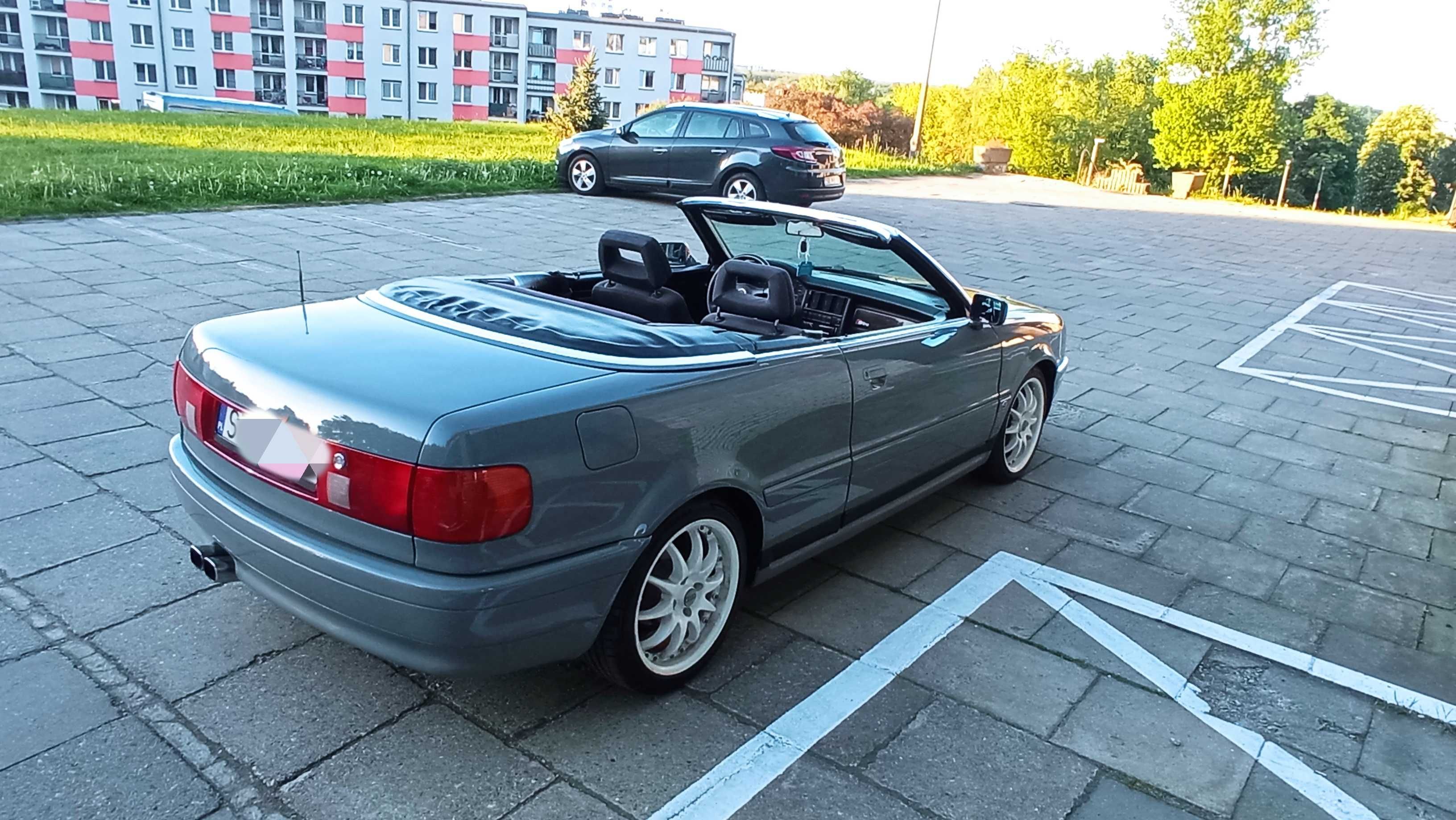 Audi 80 Cabrio 2.3 5cylindrow,benzyna kolor z RS6 Nardo,Klasyk,Zamiana