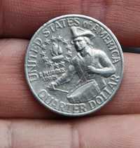 Moneta quarter dollar USA liberty dobosz, odwrotka 1776