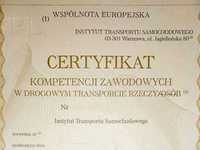 Certyfikat Kompetencji Zawodowych RZECZY