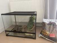 Terrarium szklane 45x45x60 cm REPTI PLANET