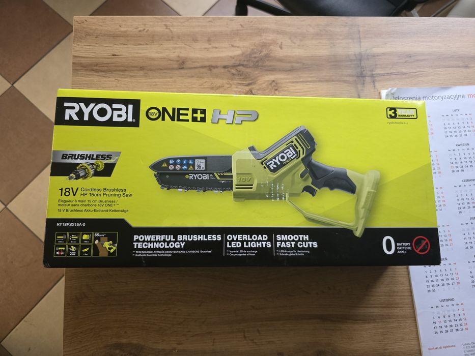 Nowa Piła Łańcuchowa Ryobi RY18PSX15A-0 bez baterii