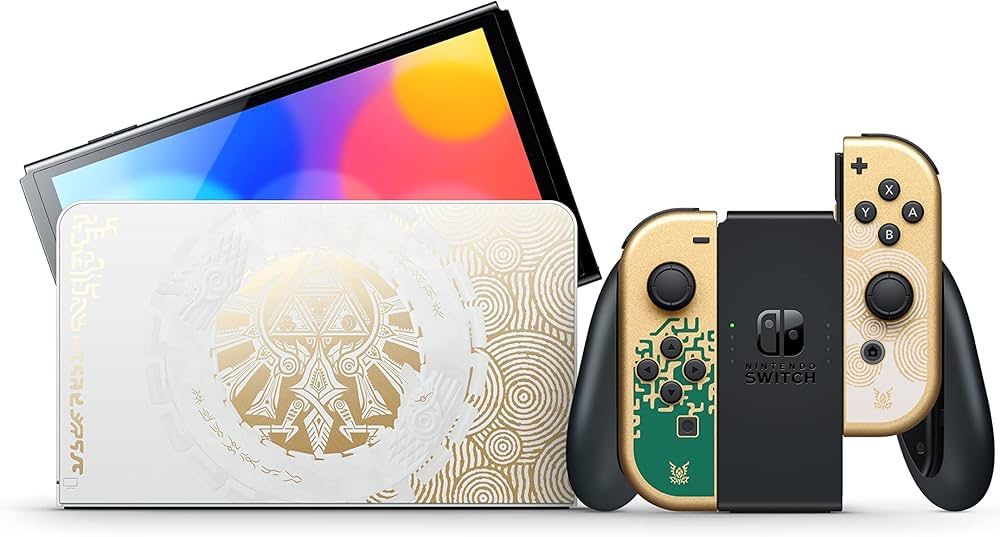 Nintendo Switch OLED TOTK Edition + extras
