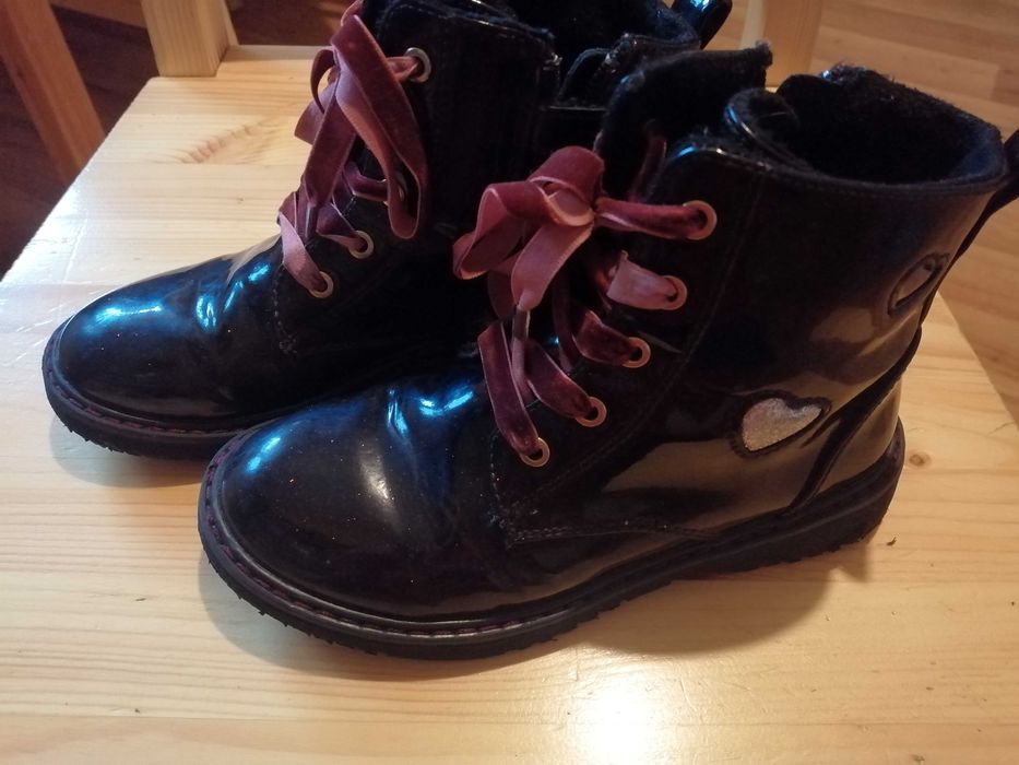 buty dziewczęce półbuty kozaki 30