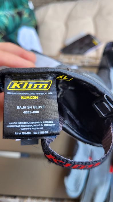 Rękawice letnie nowe KLIM Baja S4