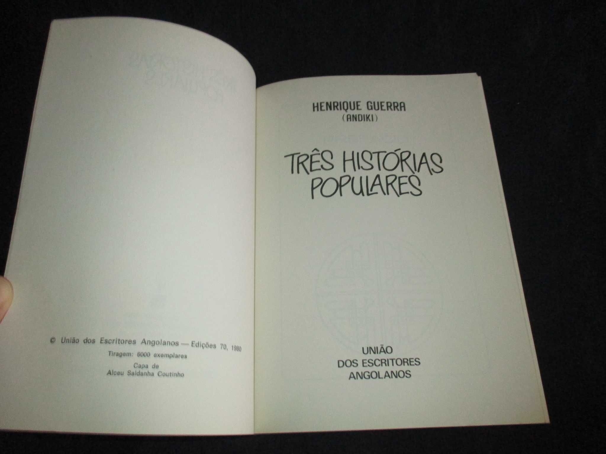Livro Três Histórias Populares Henrique Guerra