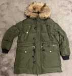 Dsquared2 kurtka zimowa ocieplana puchowa zielona khaki L