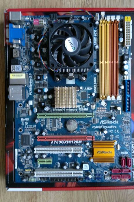 Asrock A780GXH/128M + Athlon II X2 245 + Kingston DDR2 2GB HyperX