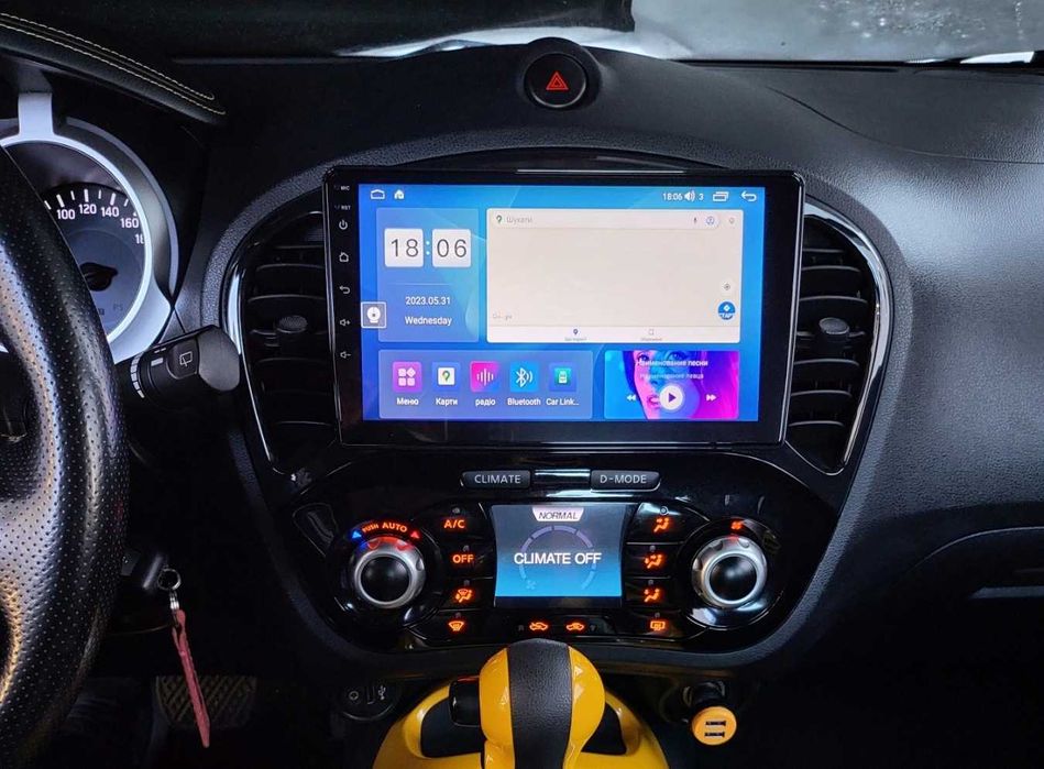 Магнітола Nissan Juke ,CarPlay, Q-Led екран ,слот під SIM