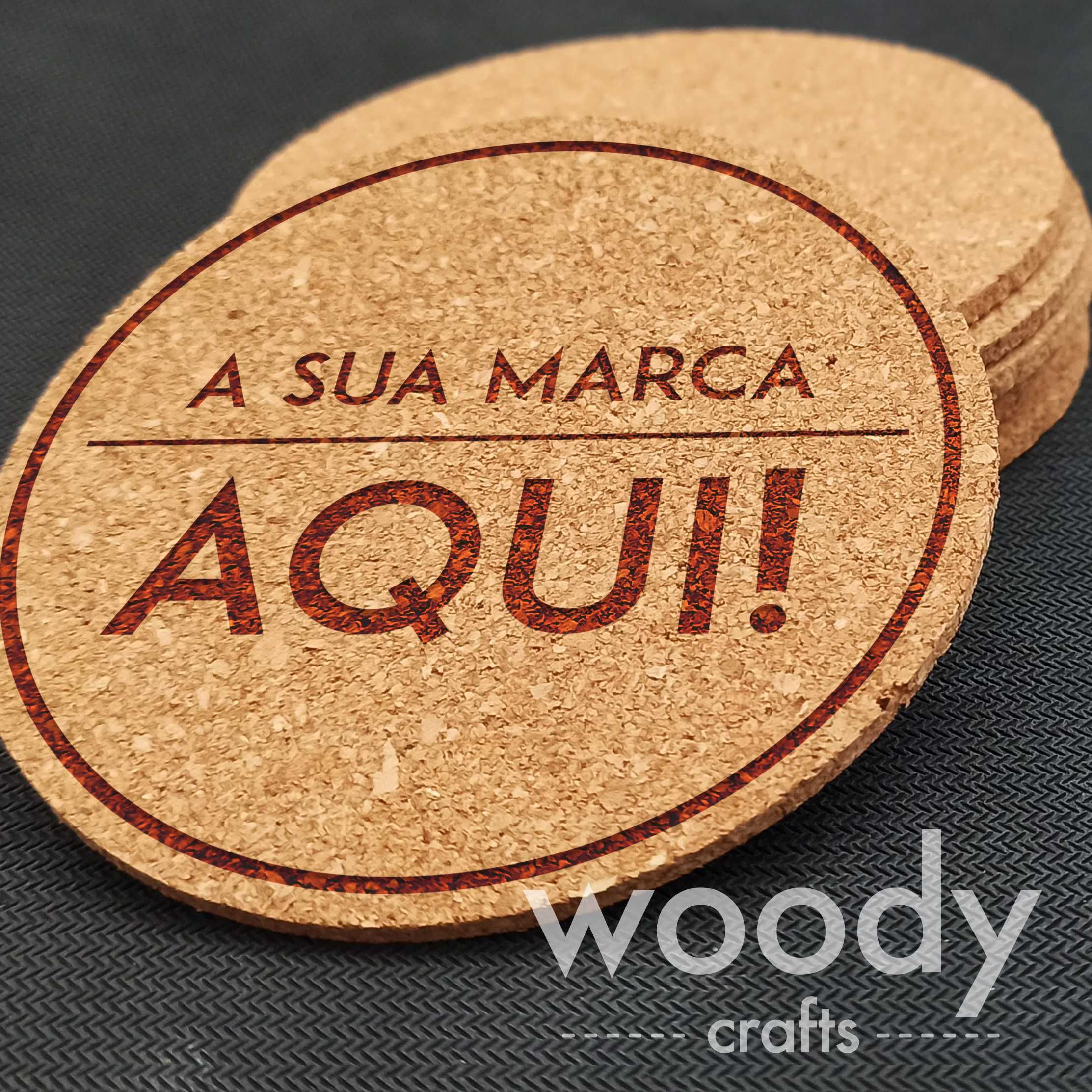 Bases de copos personalizadas com a sua marca!