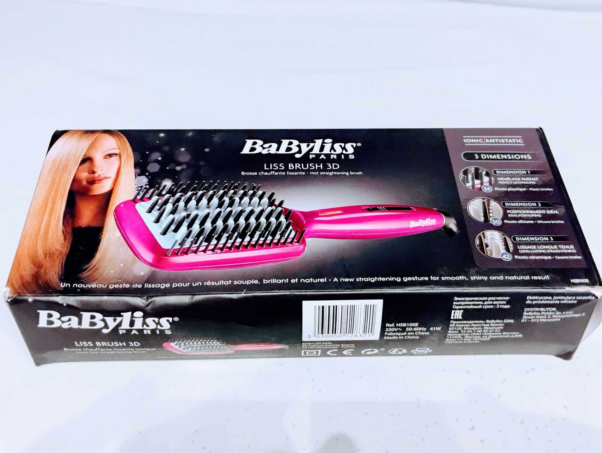 Szczotka prostująca 3D Babyliss HSB100E z jonizacją