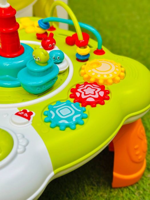 Інтерактивний розвиваючий столик (піаніно, човен, рухомі деталі)