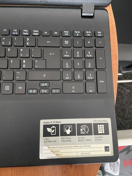 Portátil da marca Acer