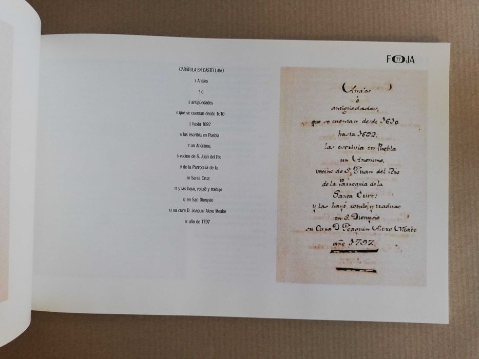 Anales del Barrio de San Juan del Río