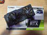 Видеокарта Palit RTX 3060 12GB GDDR6 Dual OC Б/У отличное сост.