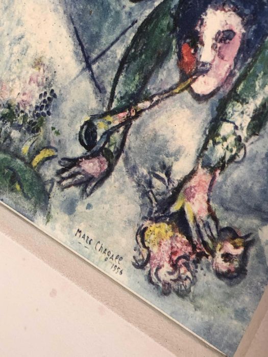 Marc Chagall, reprodução de qualidade, anos 1970/1980