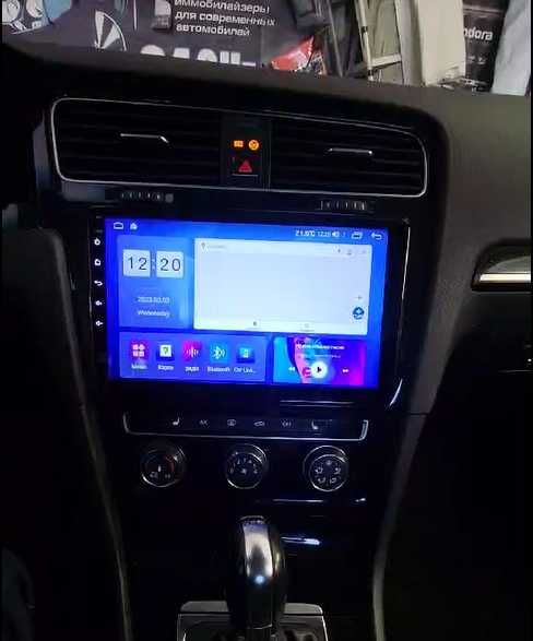 Магнітола Volkswagen Golf 7 ,CarPlay,8 ядер, Q-Led екран ,слот під SIM