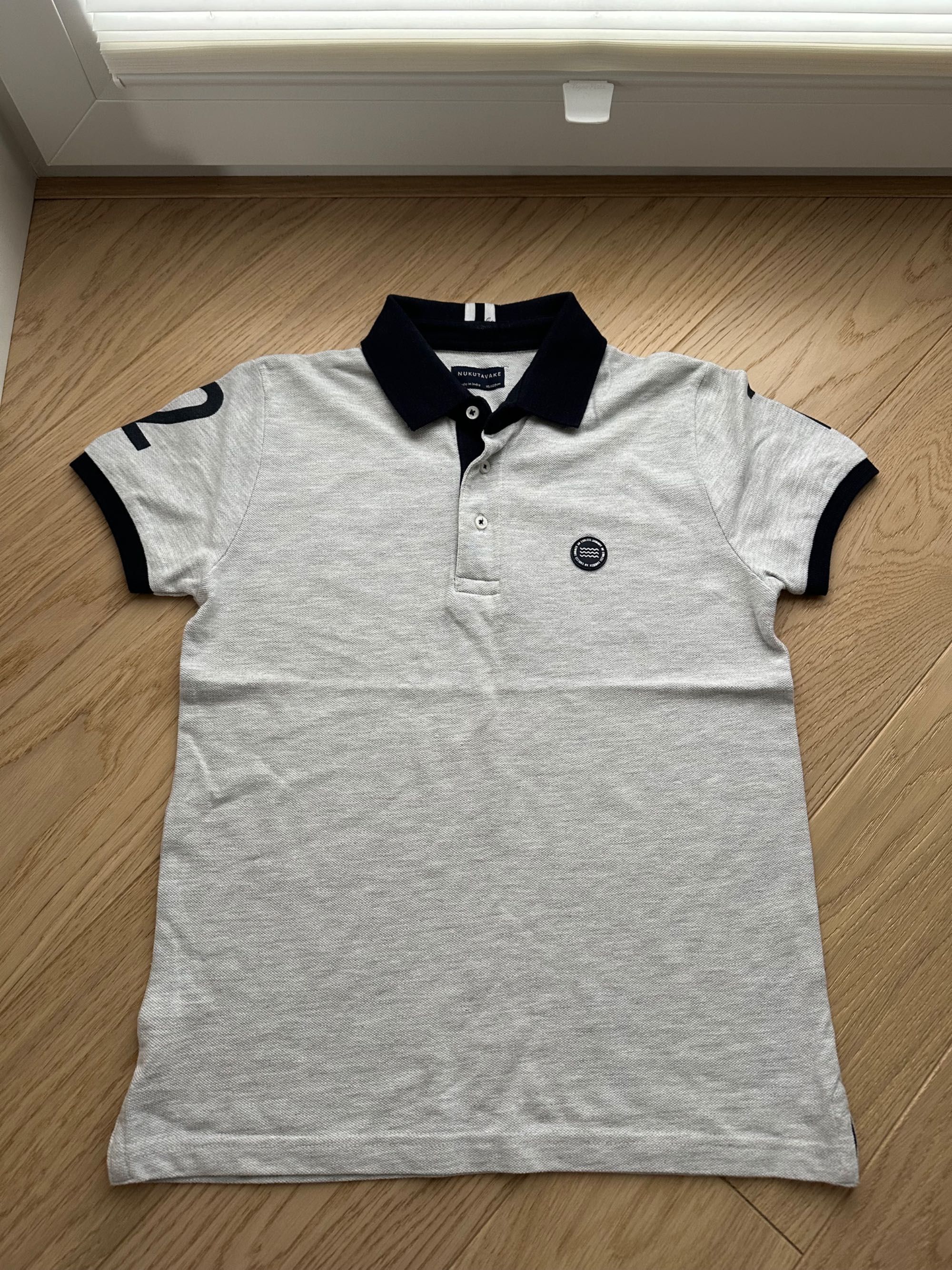 Komplet chłopięcy Mayoral/Nakutavake spodenki +polo - rozmiar 140/134
