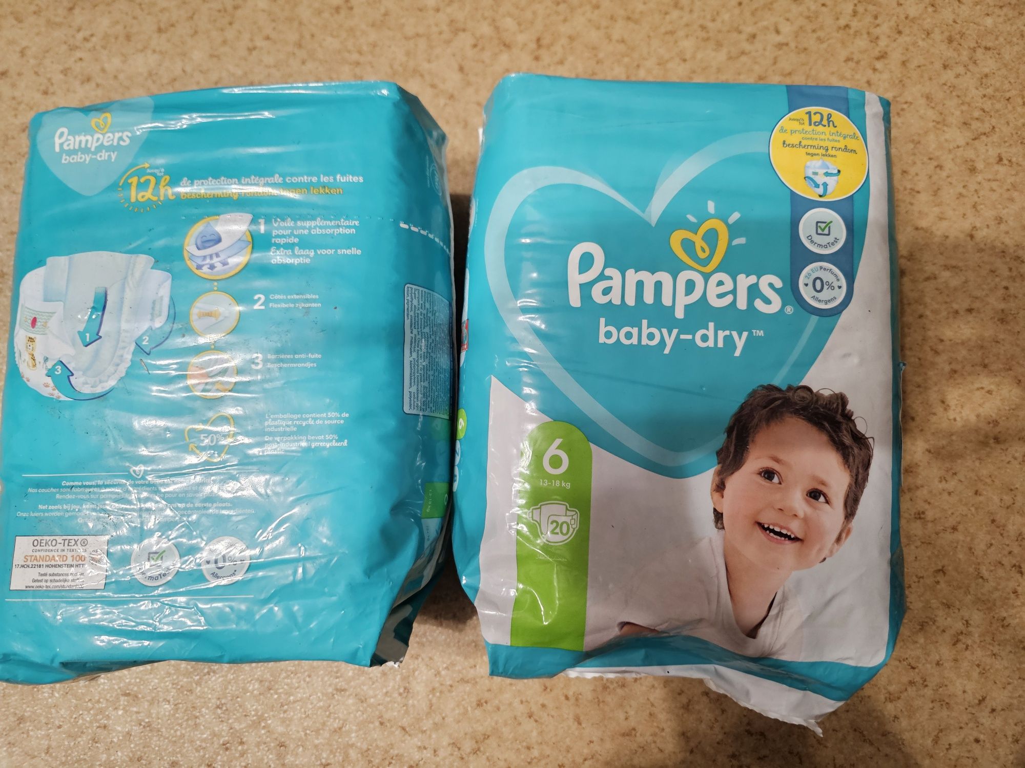 Підгузки Pampers 6 розмір (13-18 кг)