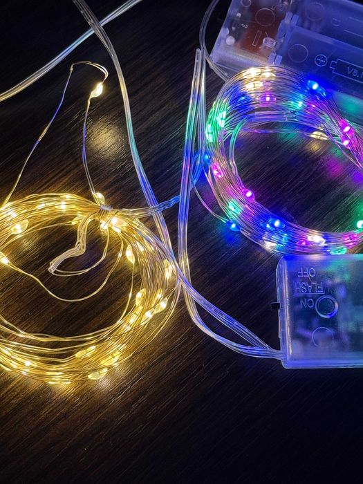 В наявності Гірлянда Роса 10 м. на БАТАРЕЙКАХ+ USB.