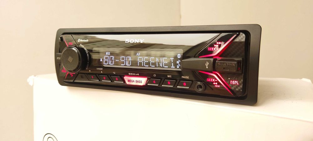 SONY XPLOD A400BT Bluetooth MOSFET 4X55 Автомагнитола — оригинал!
