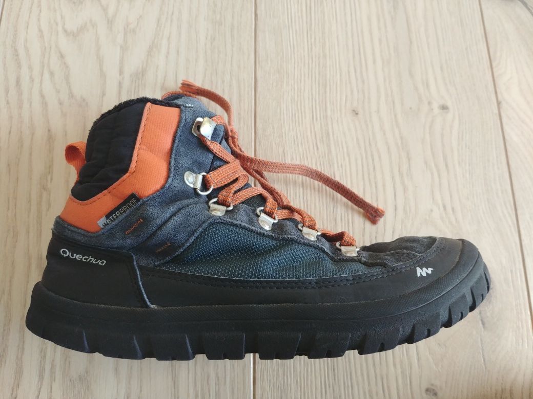 Decathlon Quechua buty trekkingowe przejściowe ocieplane 37