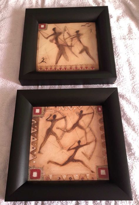 Dois Quadros Étnicos do Gato Preto