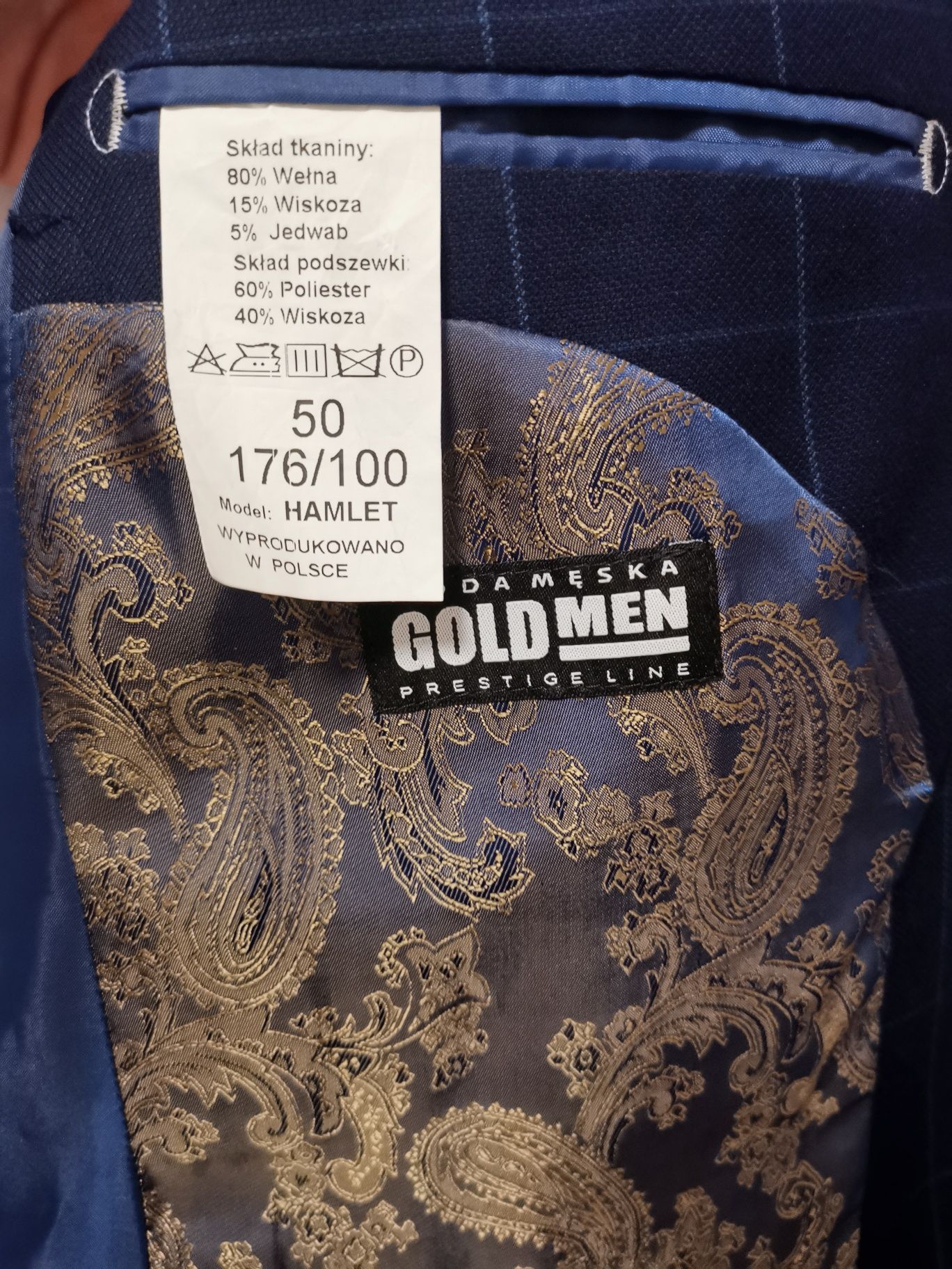 Garnitur GOLDMEN + koszula Native Slim
