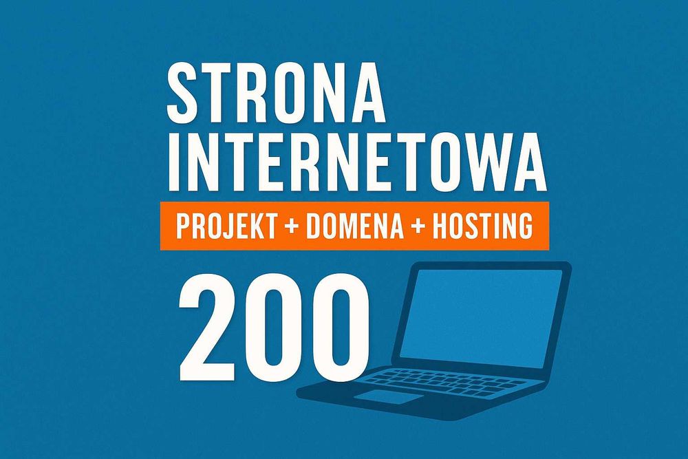 Tworzenie stron internetowych | Strona od 200zł