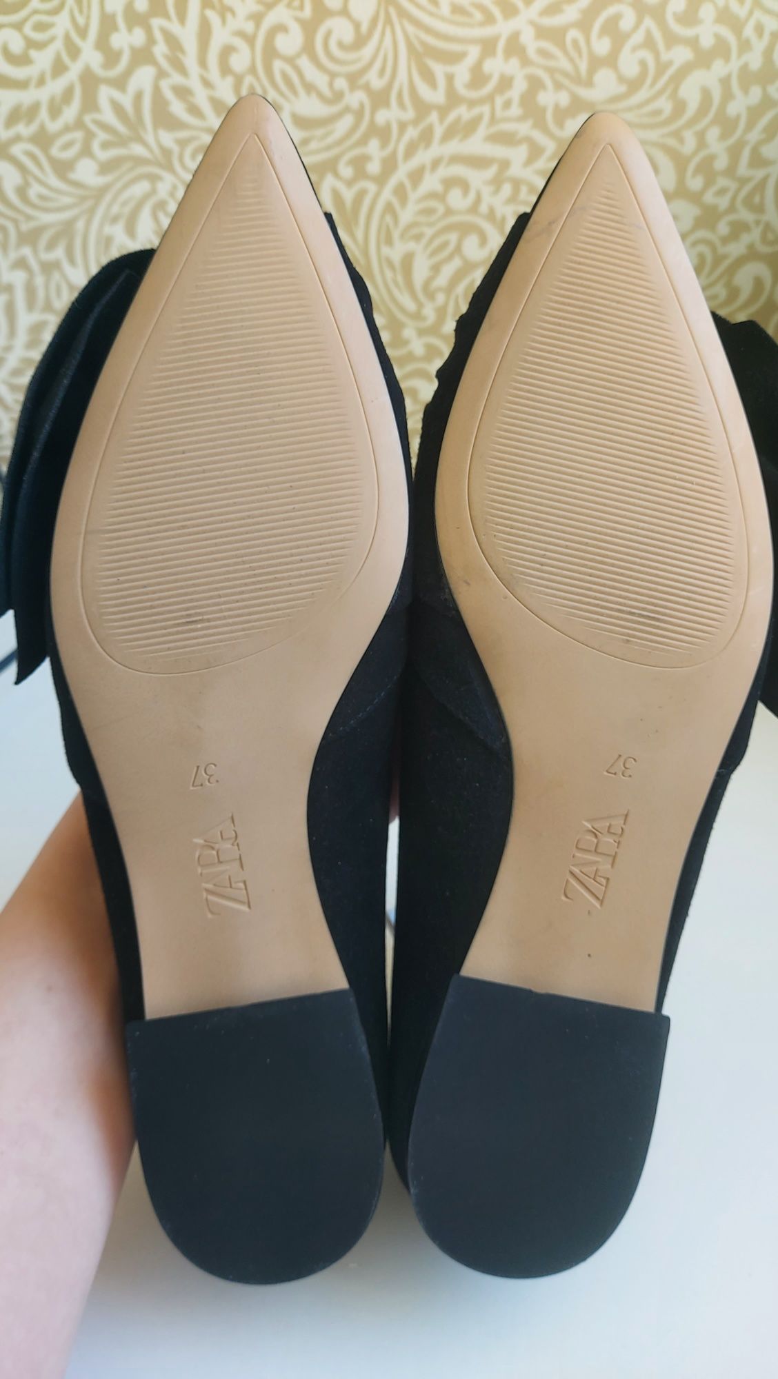 Туфли, туфлі zara, замша