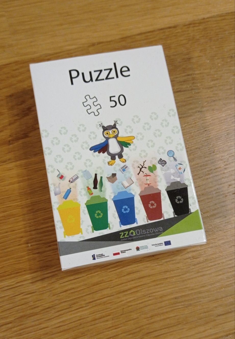 Puzzle segregacja odpadów układanka 50 elementów