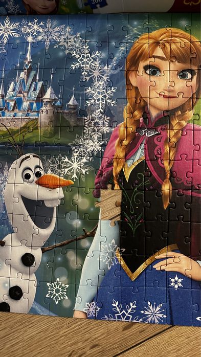 Puzzle Kraina Lodu Frozen 4 opakowania