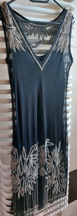 Sukienka wieczorowa z koralikami