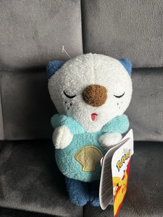 Oshawott spiacy 12 cm pokemon maskotka pluszak miś nowy oryginalny