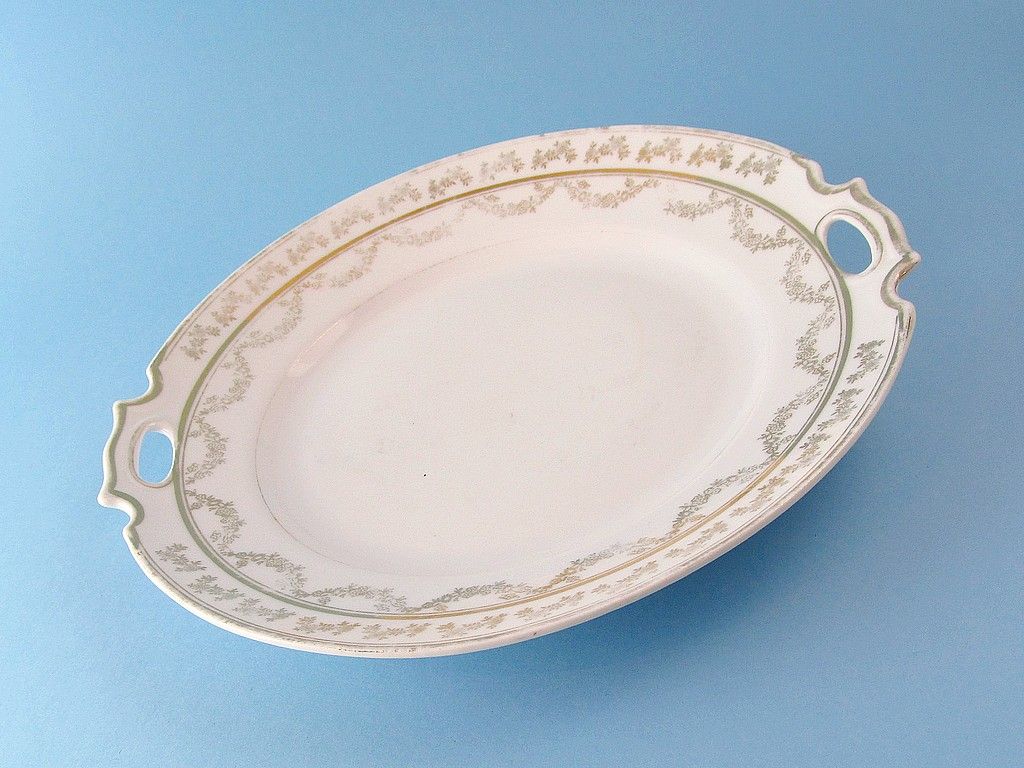 1900r zabytkowa porcelanowa patera talerz