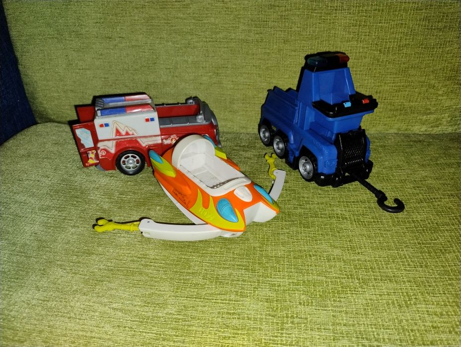 3 auta Psi Patrol Spin master Marshall Chase