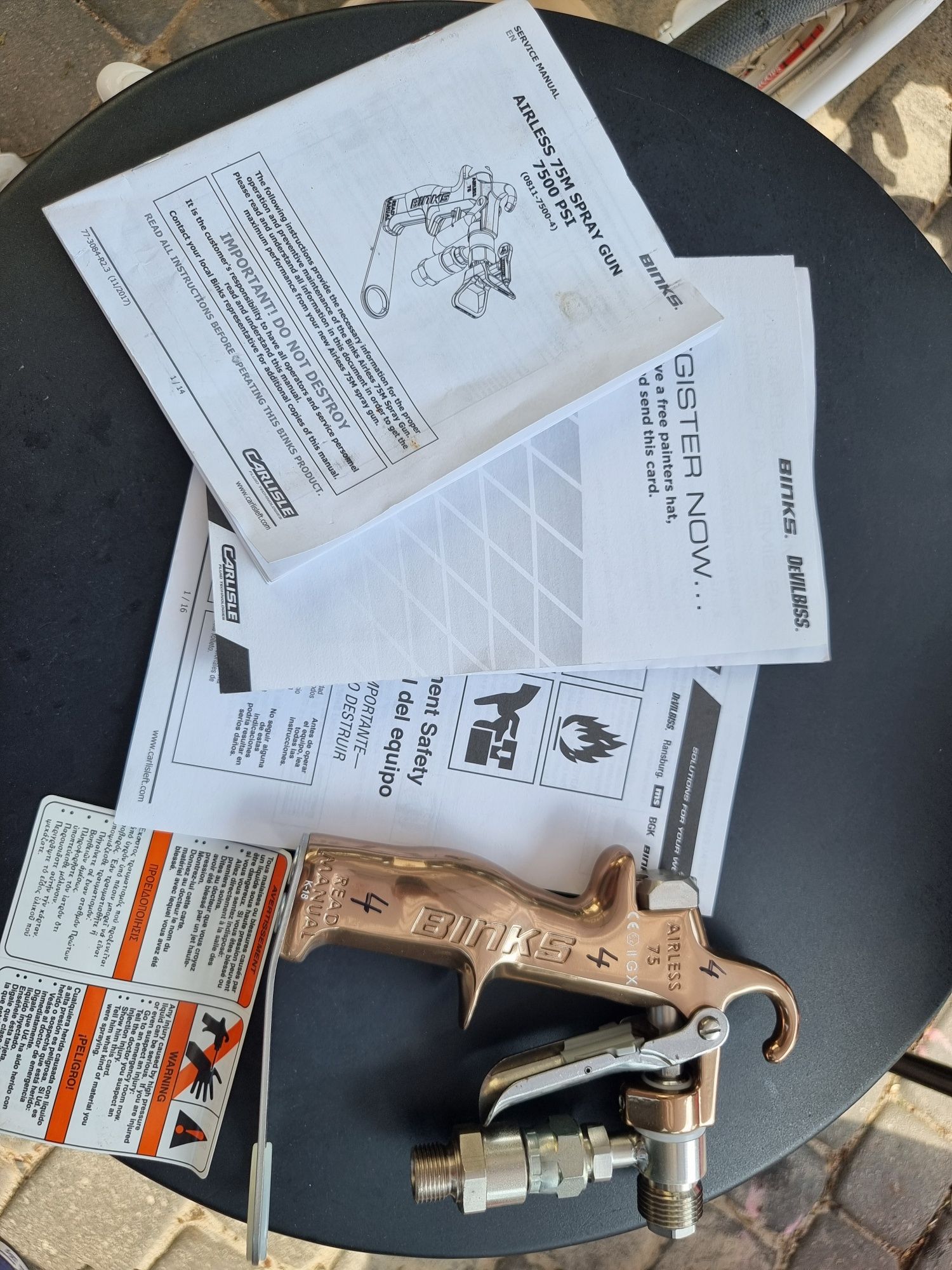 Pistolet natryskowy BINKS 75M
