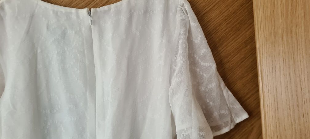 Sukienka biała DKNY nowa 34 XS komunia chrzest