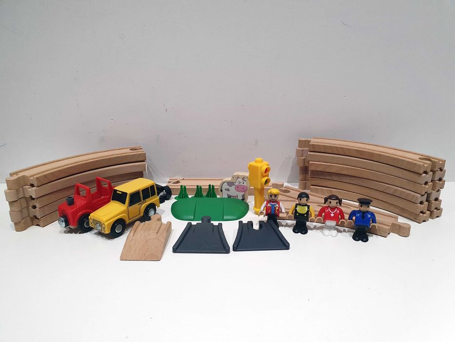 Playtive dodatkowy zestaw torów tory kompatybilne z Ikea Lillabo Brio