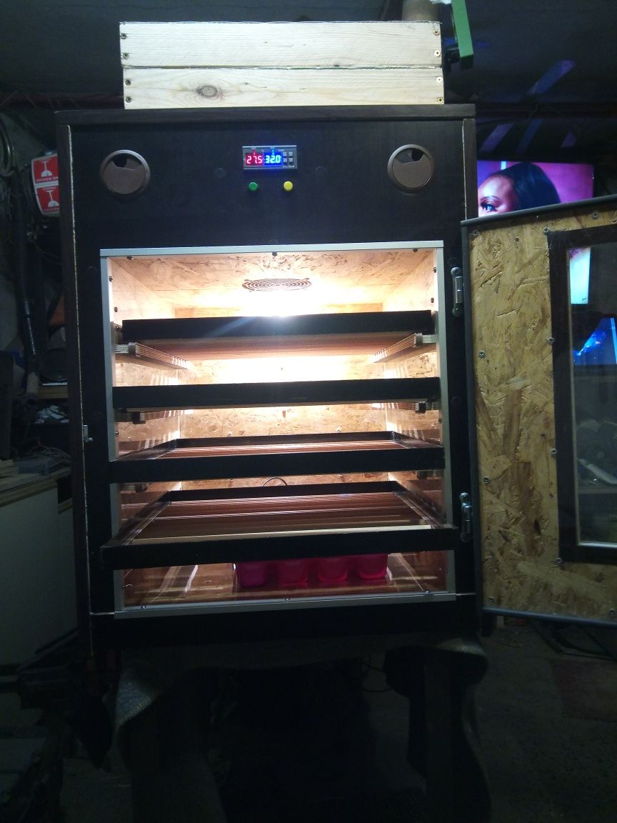 Inkubator pół automat Na 210 jaj cieplarka wylęgarka klujnik